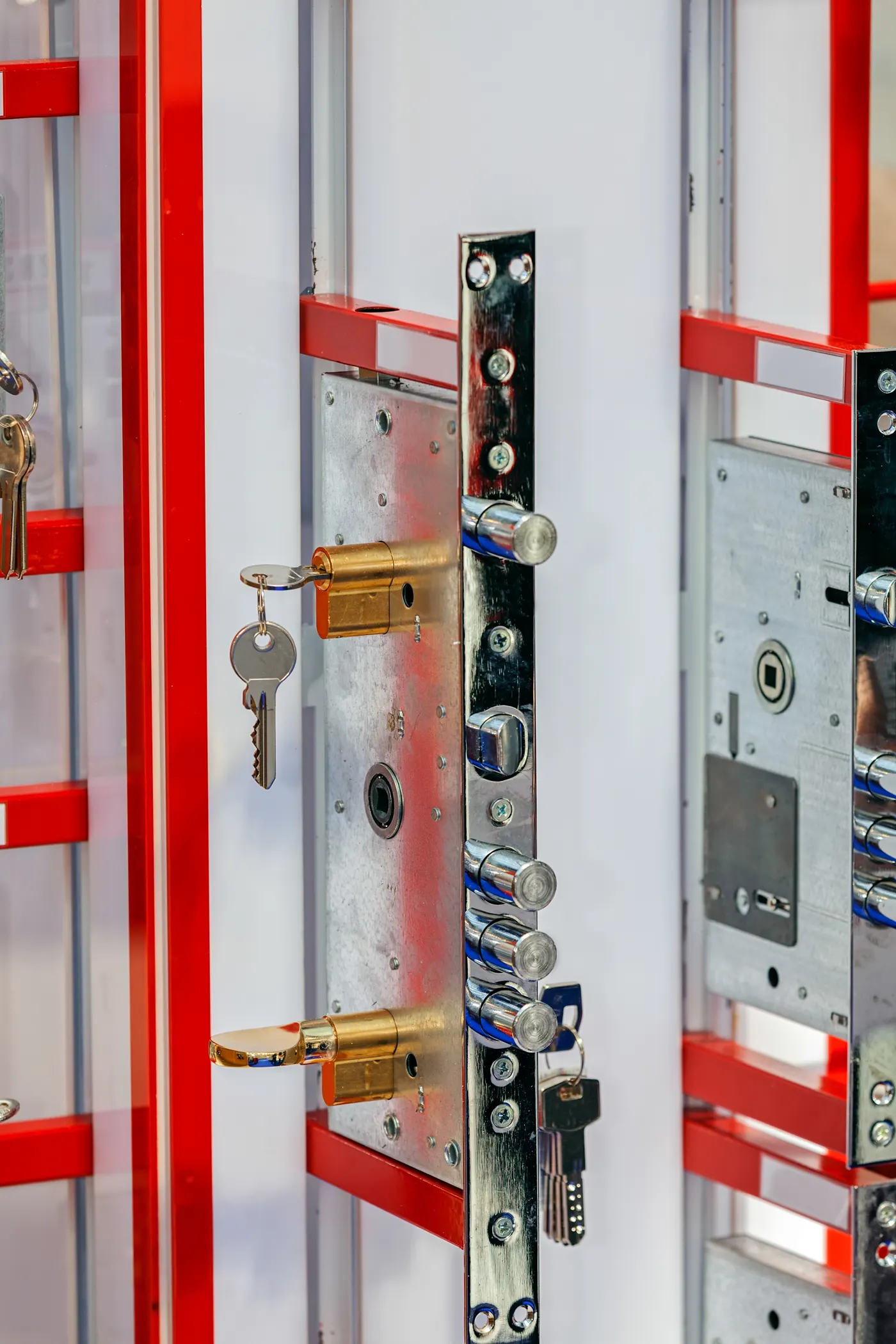 Cerradura de seguridad profesional instalada
